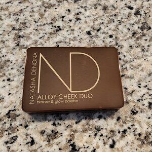 Natasha Denona Alloy Cheek Duo Bronze and Glow Pallette